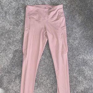 Pink Full Length Leggings